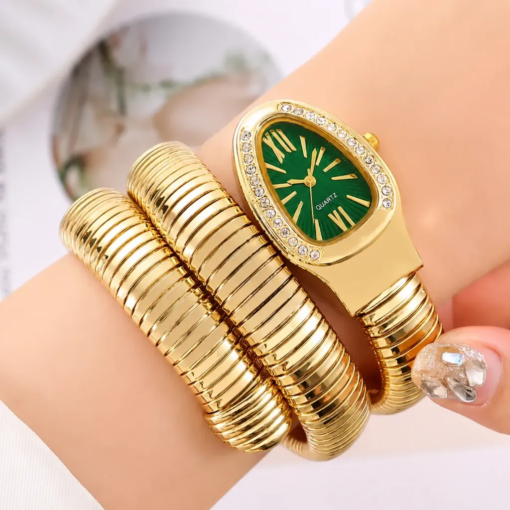 Golden Snake Watch