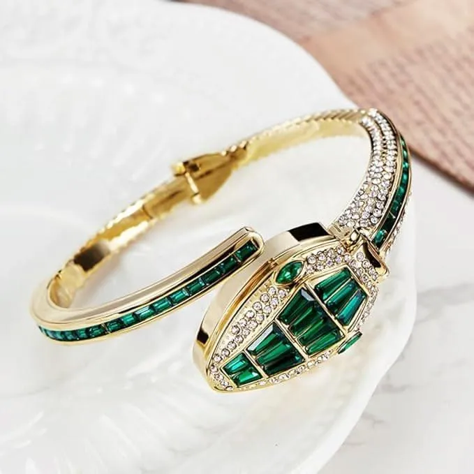 Emerald Green Snake Watch