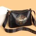 Royal Elephant Sling Bag (Black)