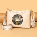Royal Elephant Sling Bag (Cream)