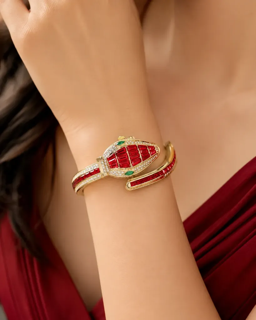 Ruby Snake Watch