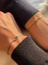 Promise Knot Bracelet Golden and Silver