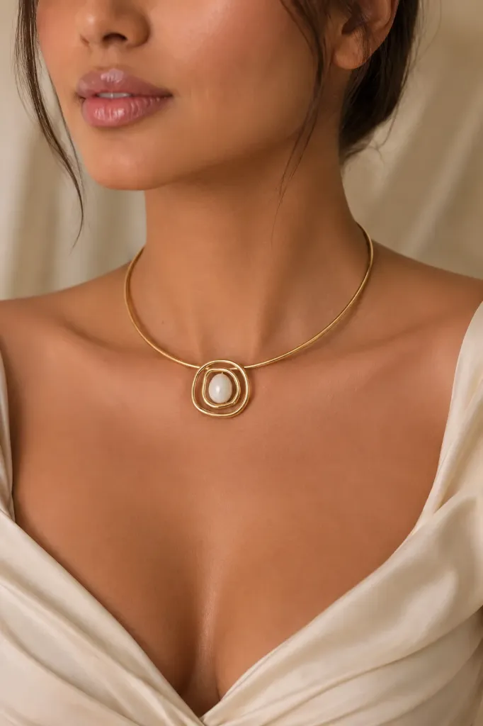Ivory Halo Choker
