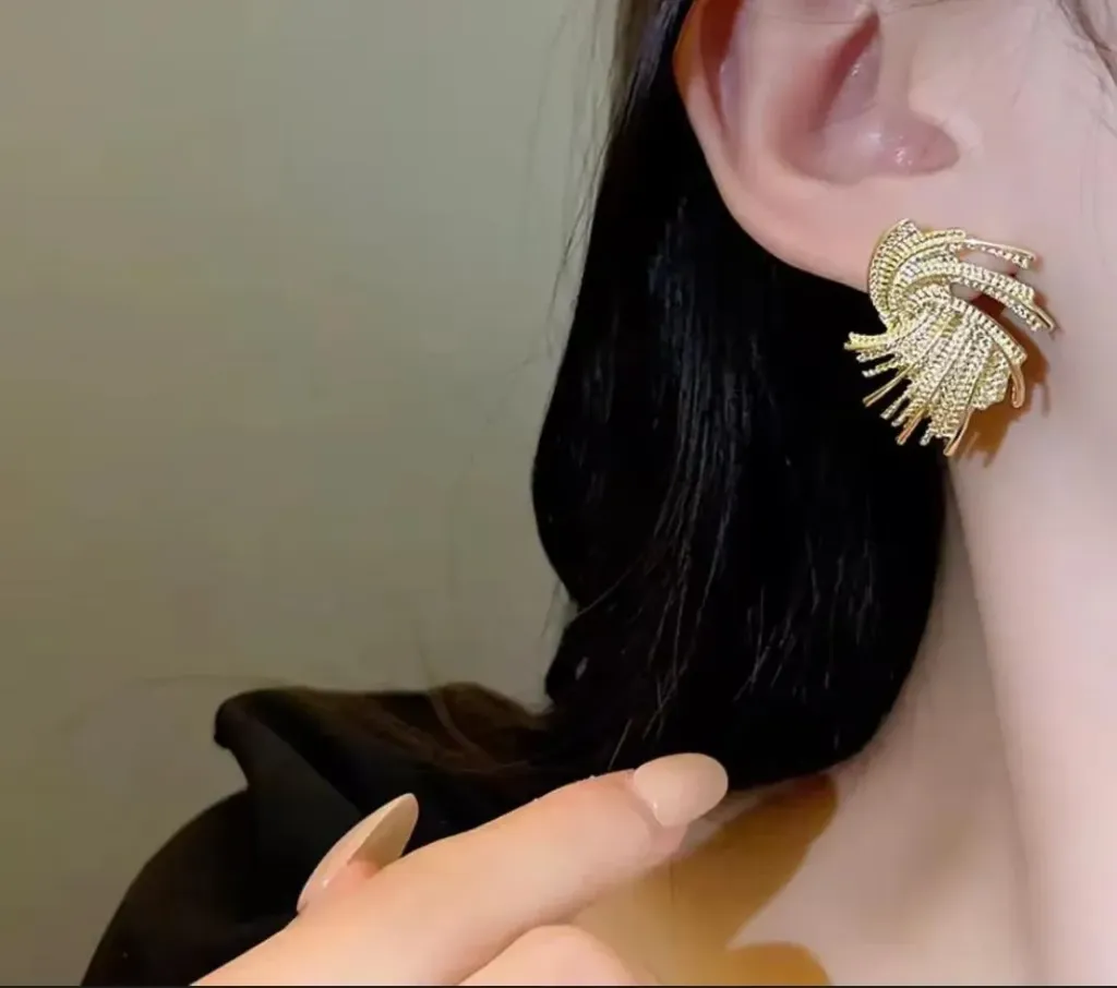 Irregular Swirl Earrings